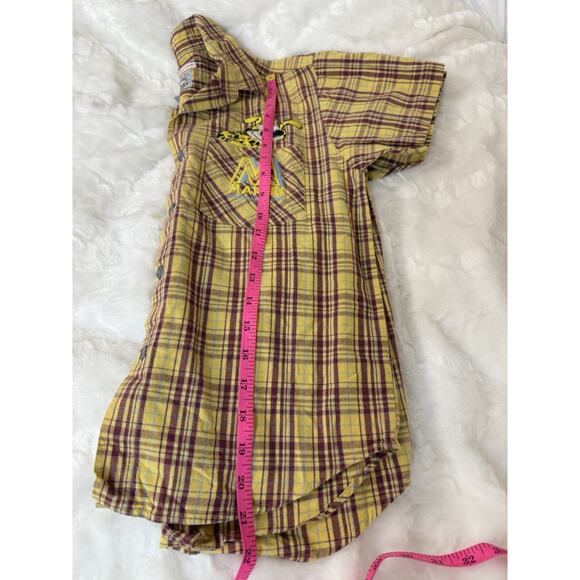Vintage 90s 1997 Marsupilami Studio Animation Short Sleeve Button Shirt Kids 8 - Picture 9 of 9